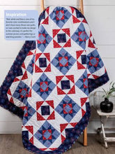 Load image into Gallery viewer, Book - Americana Quilts 11 Designs to Celebrate Red, White &amp; Blue # 141518