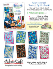 Load image into Gallery viewer, Book  Stash Busting With 3-yard Quilts Book FC032344