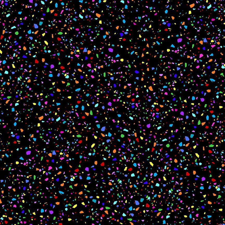 Prism by Chong a Hwong Multi Confetti Rain  CD2848  BLACK