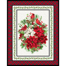 Load image into Gallery viewer, Cardinal Christmas DP25476-10 Panel by Deborah Edwards from Northcott Fabrics