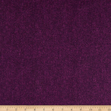 Load image into Gallery viewer, Benartex Winter Wool - Winter Wool Tweed Eggplant Fabric  9618-66