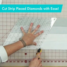 Load image into Gallery viewer, Ruler  Creative Grids 60 Degree Diamond Ruler # CGR60DIA