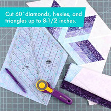 Load image into Gallery viewer, Ruler  Creative Grids 60 Degree Diamond Ruler # CGR60DIA