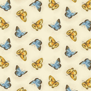 Dream Catcher Multi Tossed Butterflies Fabric SKU: 9744-47