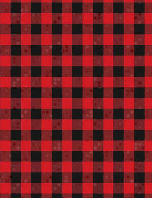 Buffalo Check Plaid, C7502-RED by Timeless Treasures