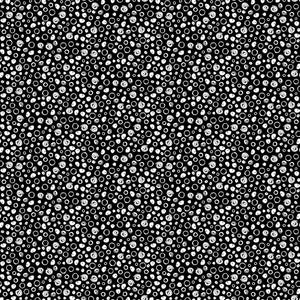 Patrick Lose Fabrics - Basically Black and White Negative 10222-98 Scribble Spots
