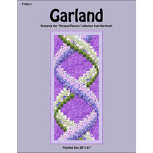 Load image into Gallery viewer, Garland Quilted Table Runner Pattern of Quilter's Clinic,