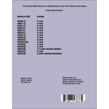 Load image into Gallery viewer, Garland Quilted Table Runner Pattern of Quilter's Clinic,