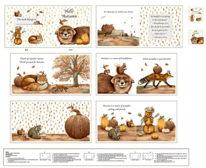 Story Book Panel -Hello Autumn 1415p-33