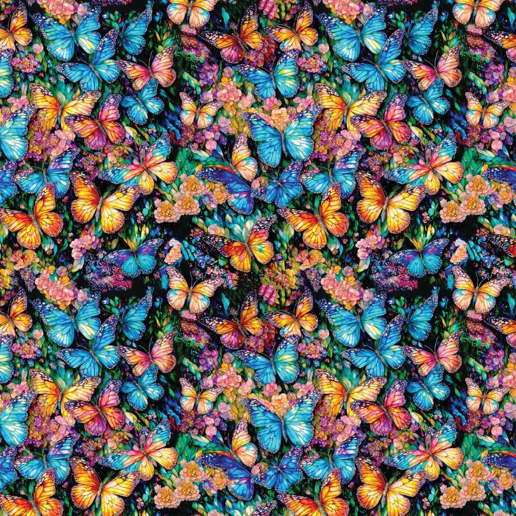 Gigi in the Garden -Stained Glass Butterflies-Multi- 16240101-01