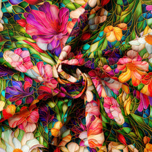 Load image into Gallery viewer, Gigi in the Garden-Stained Glass Flower Garden-Multi- 16240103-01