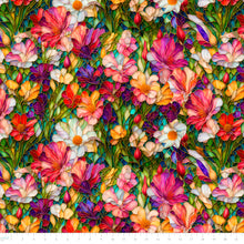 Load image into Gallery viewer, Gigi in the Garden-Stained Glass Flower Garden-Multi- 16240103-01