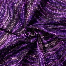 Load image into Gallery viewer, Gigi in the Garden -Abstract Circles-Purple- 16240105-02