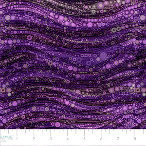 Gigi in the Garden -Abstract Circles-Purple- 16240105-02