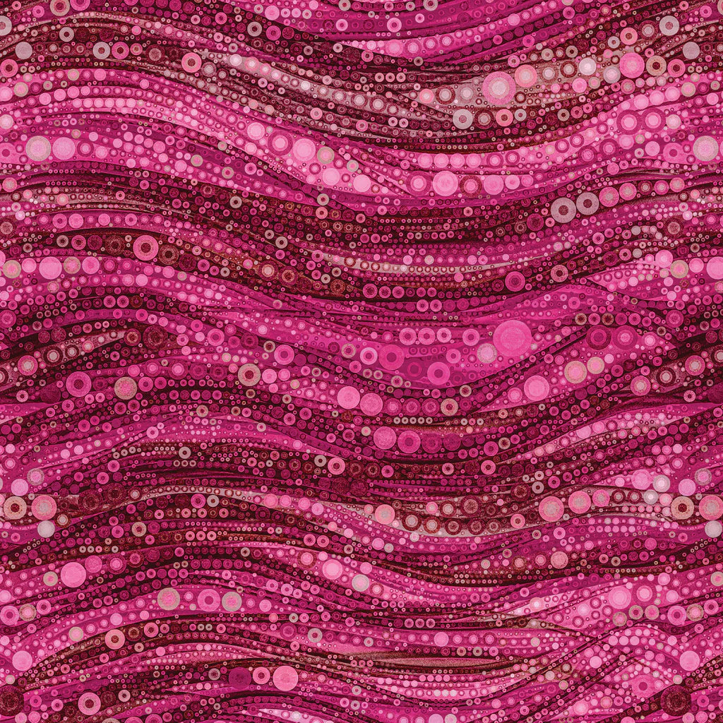 Gigi in the Garden-Abstract Circles-Pink - 16240105-03