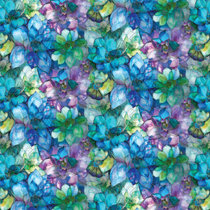 Gigi in the Garden Stained Glass Succulents-Multi- 16240106-01