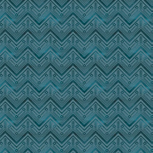 Load image into Gallery viewer, Twilight Pack Collection-Forest Geo Chevron-Blue-100% Cotton-16250103-03
