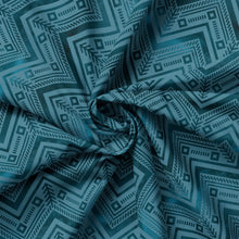 Load image into Gallery viewer, Twilight Pack Collection-Forest Geo Chevron-Blue-100% Cotton-16250103-03
