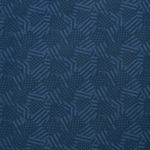 Hearts' Anthem - Flag Texture Blue Yardage by Stephanie Marrott  84480-444
