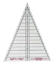 Load image into Gallery viewer, Quilt In A Day Kaleidoscope 45 Degree Triangle Ruler 8-1/2in # 2009QD