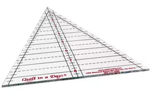 Load image into Gallery viewer, Quilt In A Day Kaleidoscope 45 Degree Triangle Ruler 8-1/2in # 2009QD