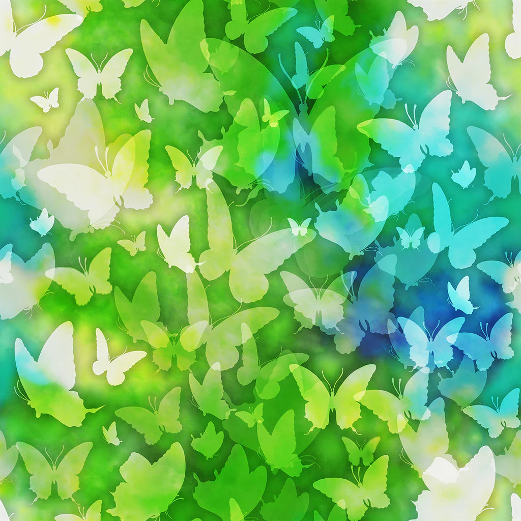 Rainbow Dreams Collection-Butterfly Dreams-Multi Green- 21240501-03
