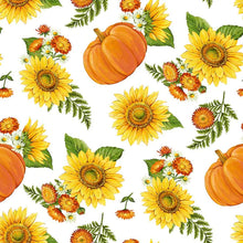 Load image into Gallery viewer, Sunshine Harvest Flower Pumpkin Toss Multi Northcott   #25457-10