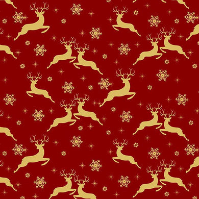 Jingle and Mingle Red with Deer 2678M-88