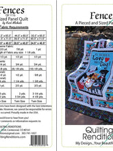 Load image into Gallery viewer, Pattern - Fences: A Pieced and Sized Panel Quilt - Physical Pattern