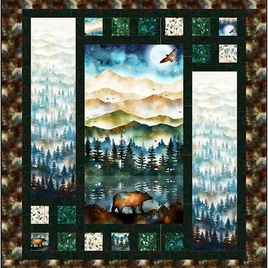 Pattern - Triptych: Panel Quilt to Accommodate both Vertical/Horizontal Panels