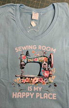 Load image into Gallery viewer, Women&#39;s Core Cotton V-Neck Tee - Sewing Room