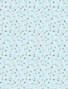 Winsome Critters Arrows on Light Blue 36257-478