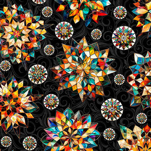 QT - SSOLSTICE   KALEIDOSCOPE MEDALLIONS  31229 -J