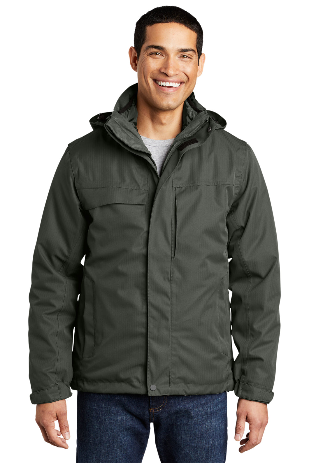 Port Authority® Herringbone 3-in-1 Parka  J302