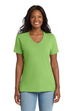 Load image into Gallery viewer, Women&#39;s Core Cotton V-Neck Tee - Easily Distracted