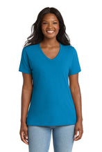Load image into Gallery viewer, Women&#39;s Core Cotton V-Neck Tee - Press On