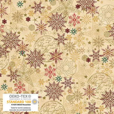 We Love Christmas 4591-200 BeigeGold by Blank