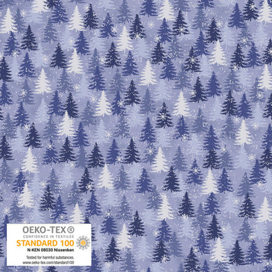 Blank Fabric - 4592M-611 Light Blue Silver STOF