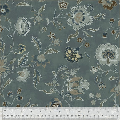 GARDEN TALE 53820-2-BLUE SUEDE FLOURISH by Windham