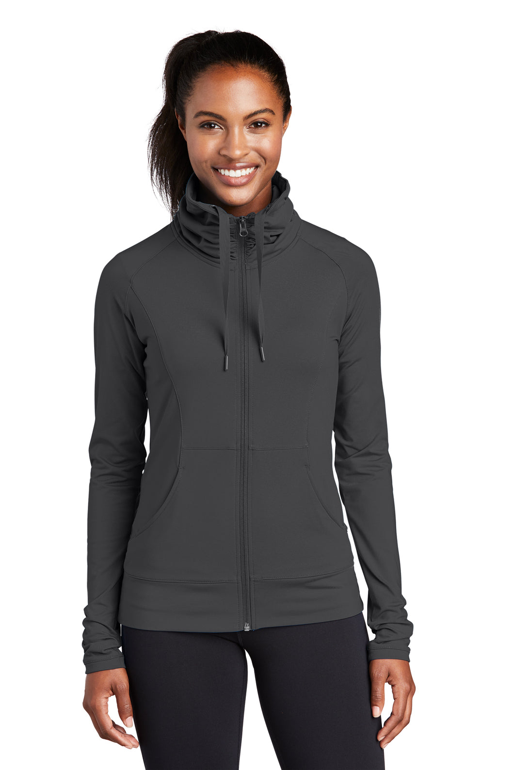 Sport-Tek® Ladies Sport-Wick® Stretch Full-Zip Jacket   LST852