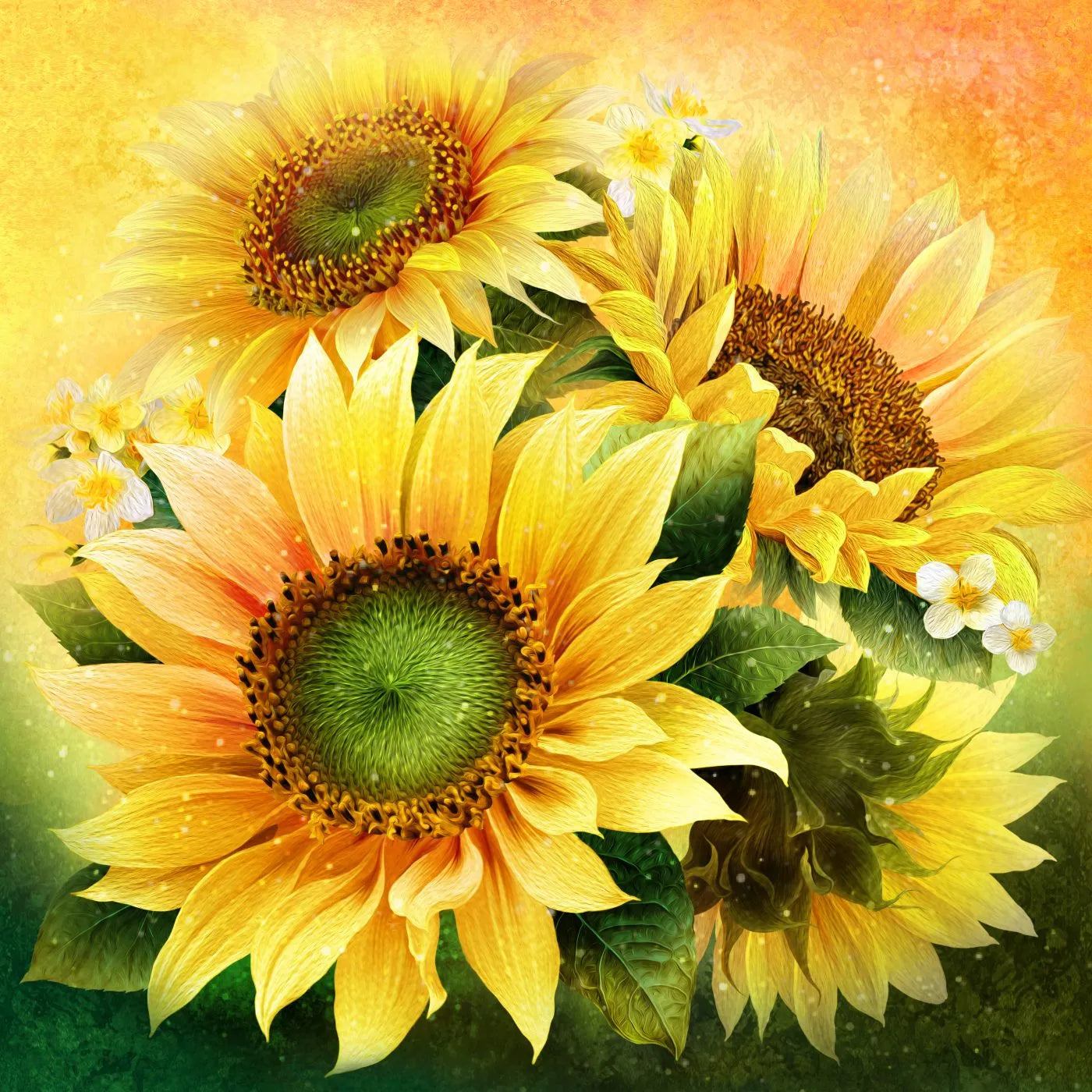 Sunflower ページ Oasis 60″x60″ Sunflower Panel 58-6741 – K&K Logo Designs