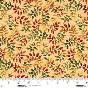 Autumn Fields 8371-35 Light Pumpkin by Art Loft for Studio E Fabrics