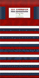 Strips - All American 842-34-842 by Wilmington Prints Precut Fabric Strips