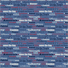 Load image into Gallery viewer, Windham Fabrics American Tribute Whistler Studios Voices of Valor Blue 55291-6
