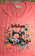 Load image into Gallery viewer, Women&#39;s Core Cotton V-Neck Tee - Quiltolist