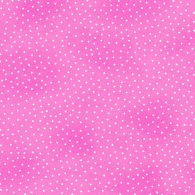 Comfy Flannel Pink w/ Dots Fabric 9527-22