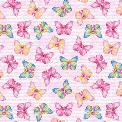 Pink Celebration 7308-22 Butterflies