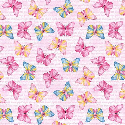 Pink Celebration 7308-22 Butterflies