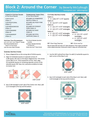 RBD 2025 Block 2 - Around the Corner    Free Pattern Download