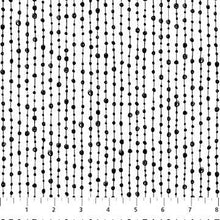 Load image into Gallery viewer, Patrick Lose Fabrics - Basically Black &amp; White 2-Doodle Beaded Stripe Positive 10224-11